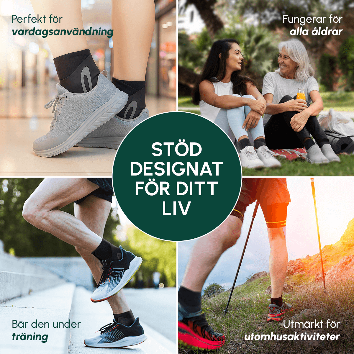 Fotsupporten™ Arch Support for Flat Feet and High Arches - Buy 1 Get 1 Free