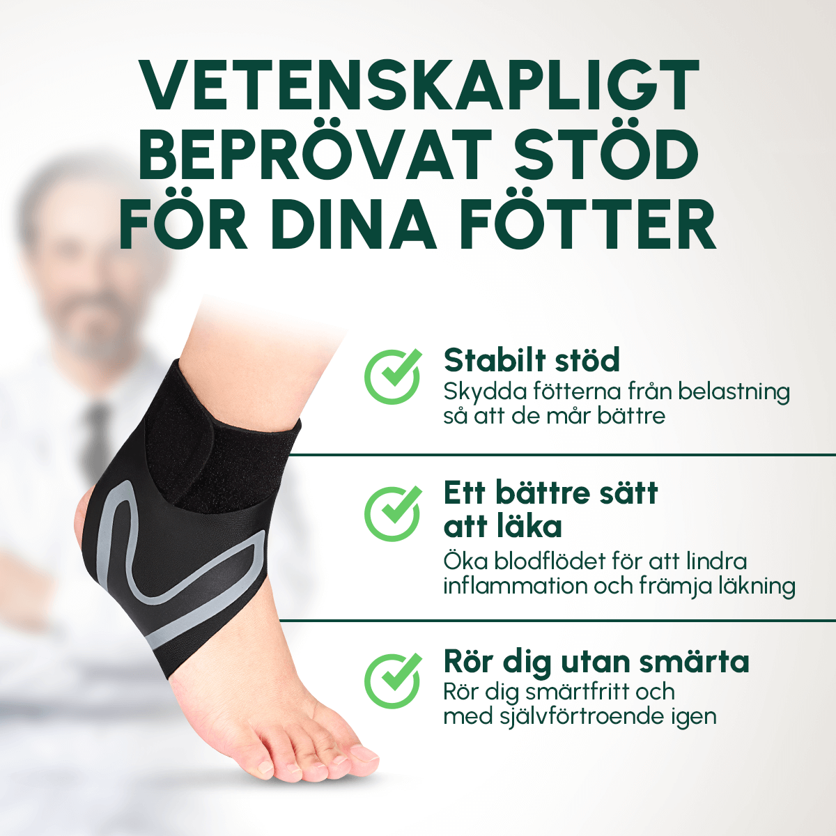 Fotsupporten™ Arch Support for Flat Feet and High Arches - Buy 1 Get 1 Free