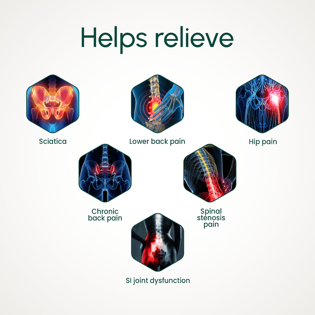 BackRelief Plus™ Double Compression Back Relief Belt - Komforten