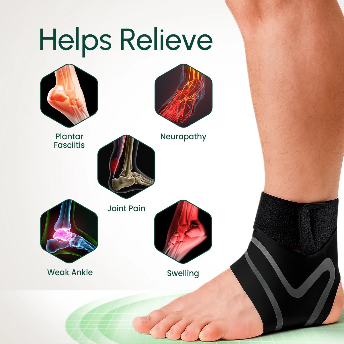 FootSupport™ Advanced Compression Foot Support - Komforten