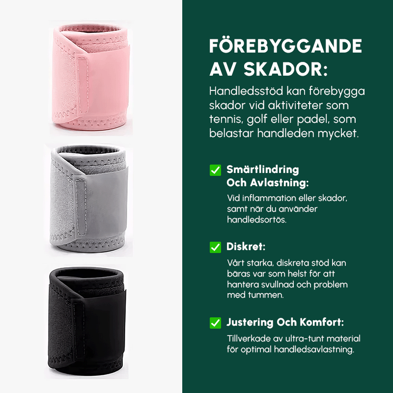 Stöd för Handled – För Smärtlindring och Bättre Funktion - Komforten